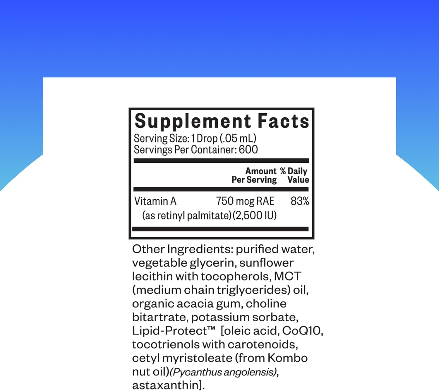 SeekingHealth Vitamin A Drops