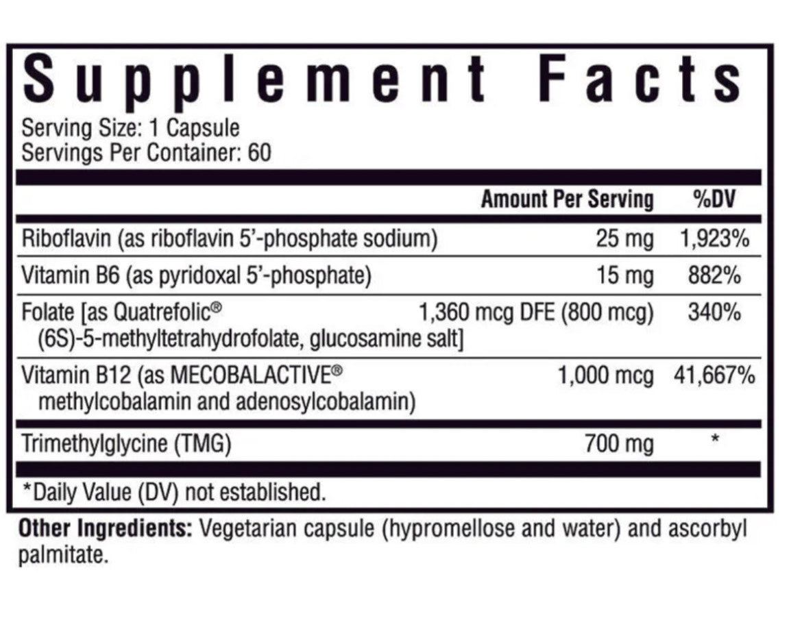 SeekingHealth Homocysteine Nutrients