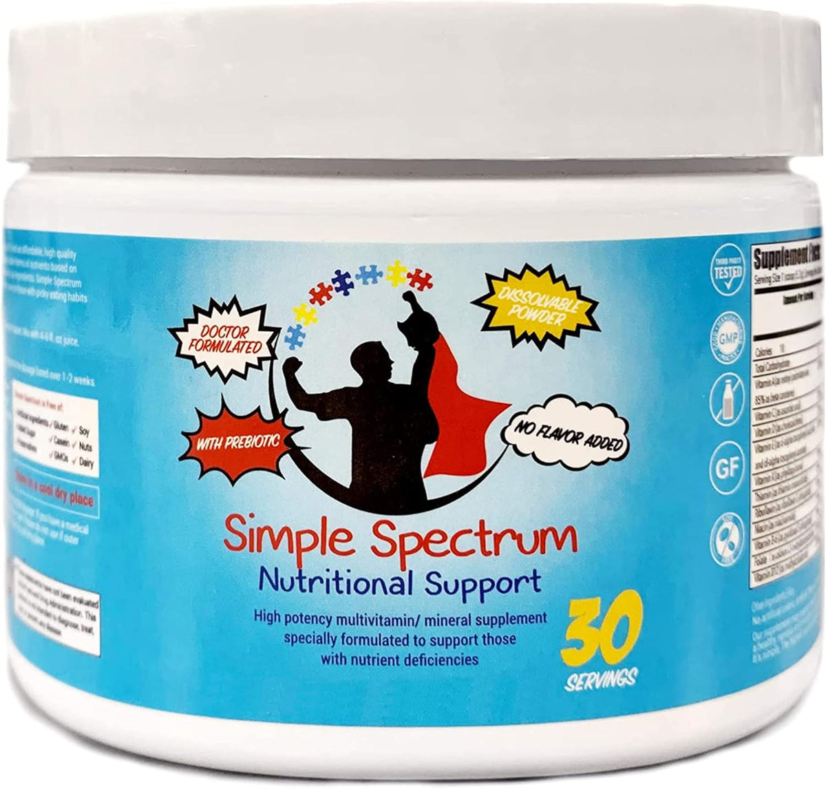 Simple Suplements Simple Spectrum | Gentle Vitamin & Mineral Nutritional Support