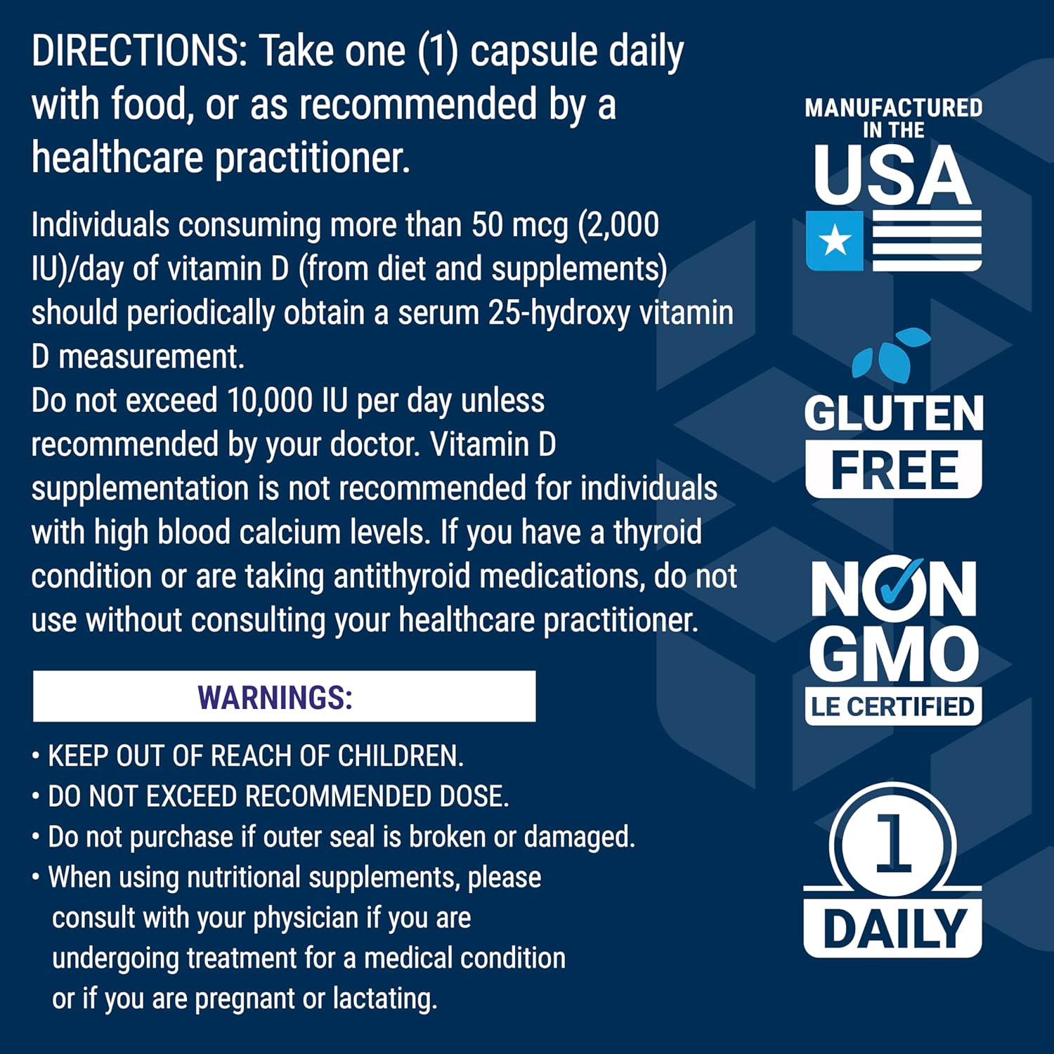 Life Extension Vitamin D3 with Sea-Iodine™