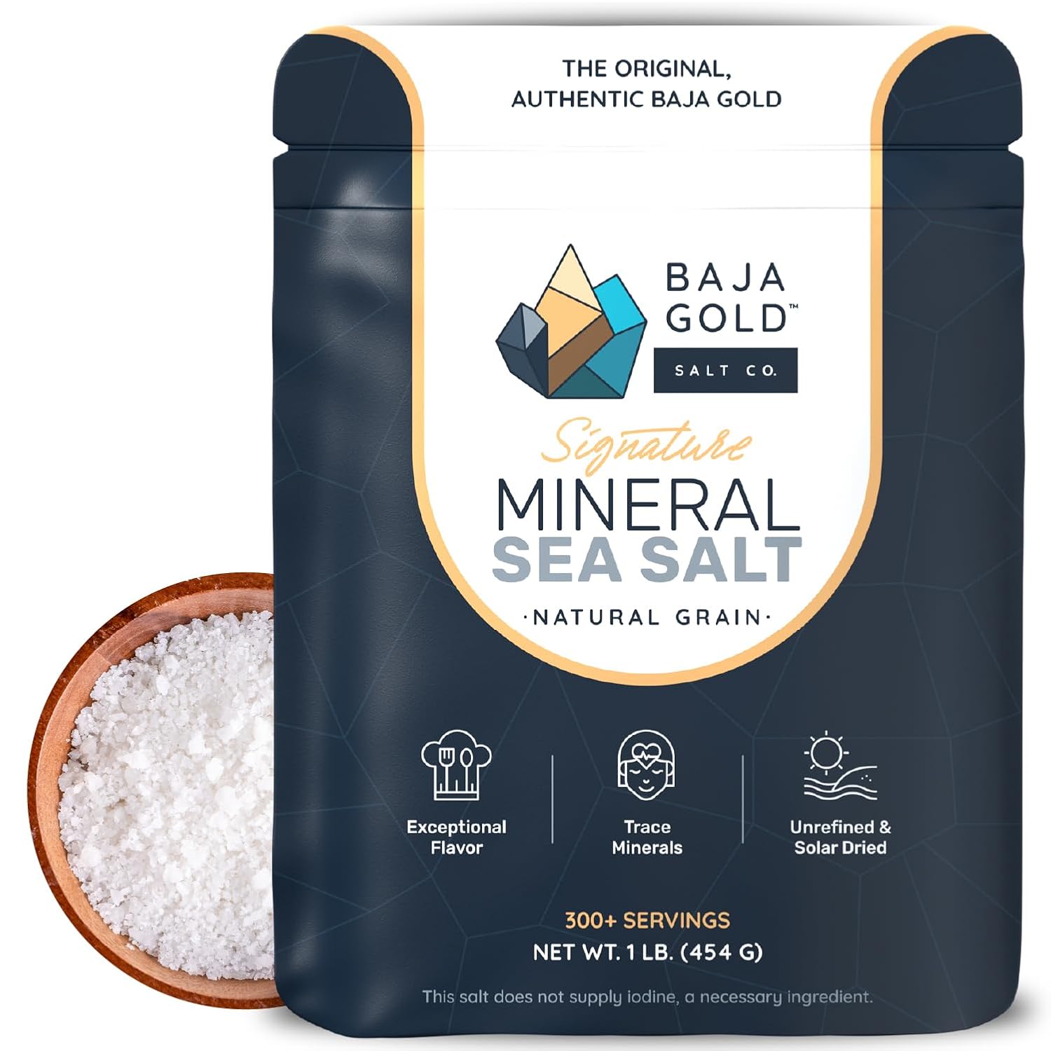 Baja Gold Signature Mineral Sea Salt - Coarse 454g