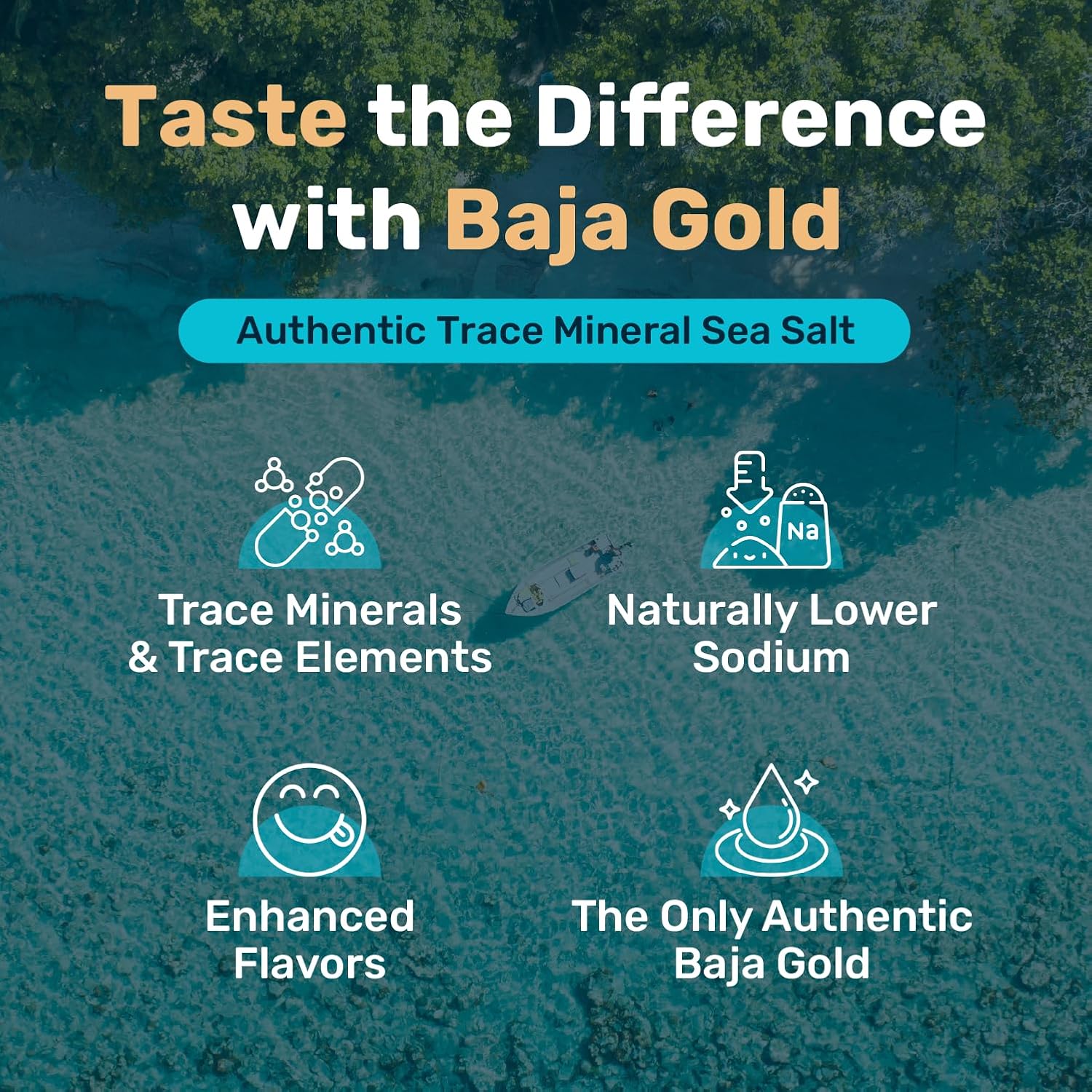 Baja Gold Signature Mineral Sea Salt - Coarse 454g