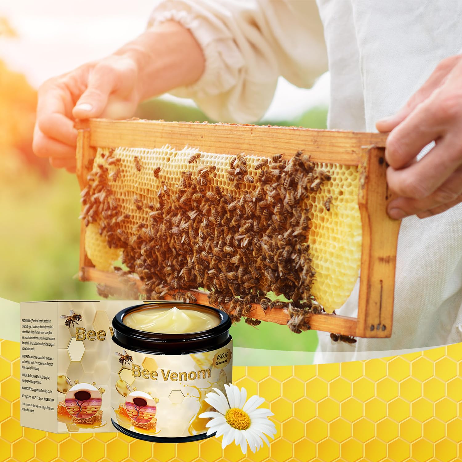 Bee Venom Cream - Professional Natural Bee Venom Repair Cream Gel