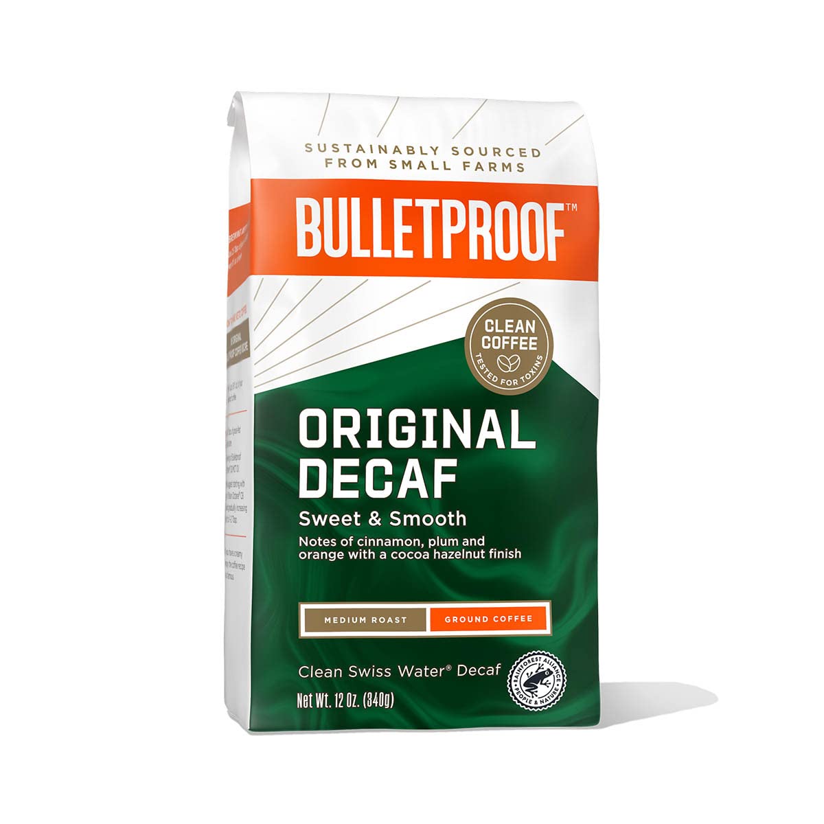 Bulletproof Coffee Original Medium Roast Decaf Ground - 12 oz.