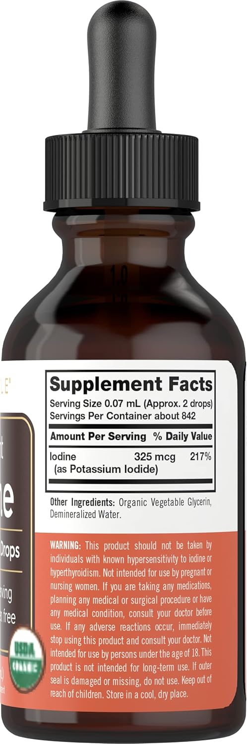 Carlyle Organic Nascent Iodine Liquid Drops - 60ml