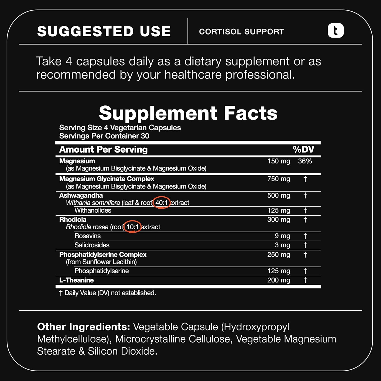 Toniiq Cortisol Support
