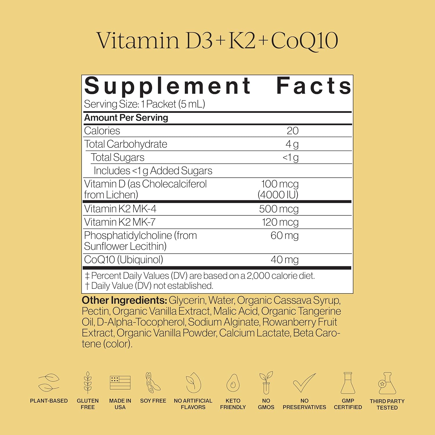 Cymbiotika Synergy D3 K2 COQ10
