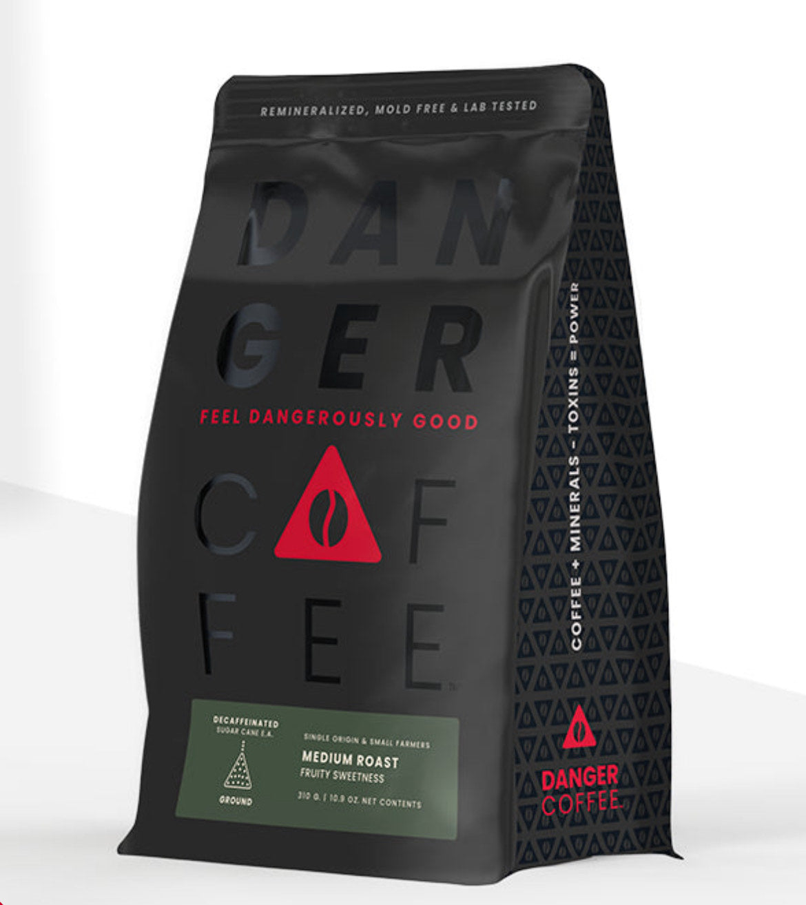 Danger Coffee Decaf Medium Roast Ground Coffee 340g