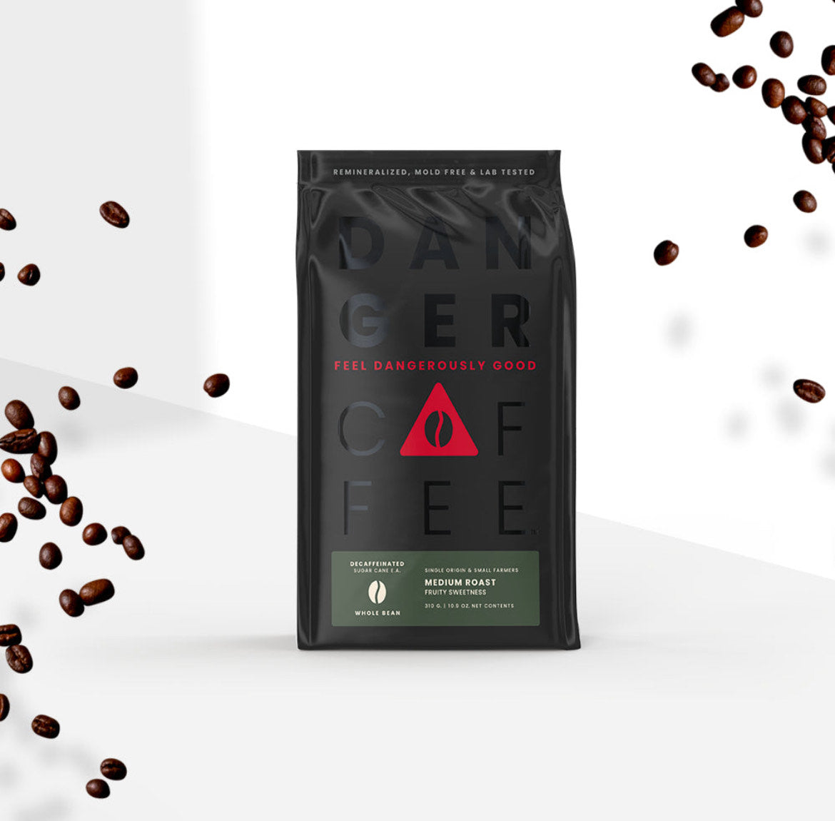 Danger Coffee Medium Roast Decaf Wholebean 340g