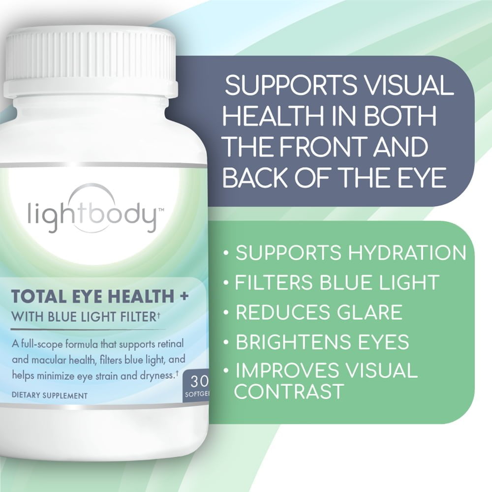 DefenderShield Lightbody® Total Eye Health + Blue Light Filter Supplement