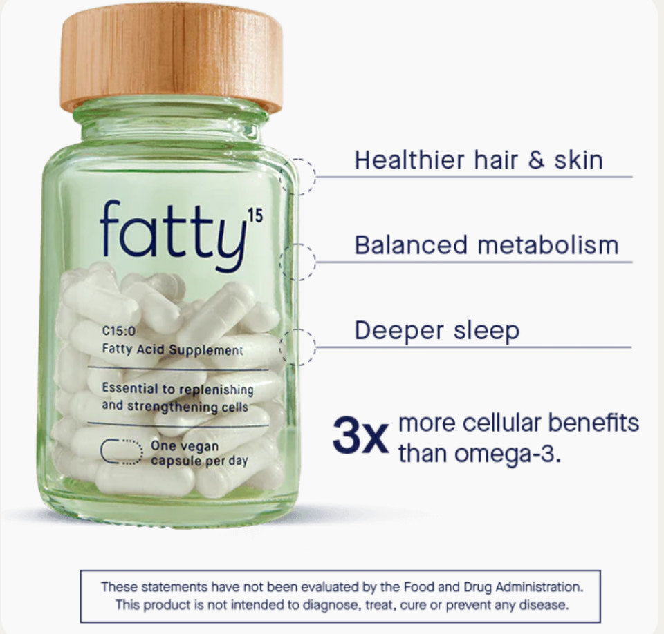 Fatty15 - Vegan Omegas | Strengthen Your Cells (Refill Pouches Only)