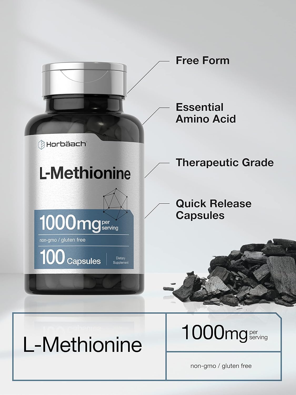 Horbäach L-Methionine 1000mg