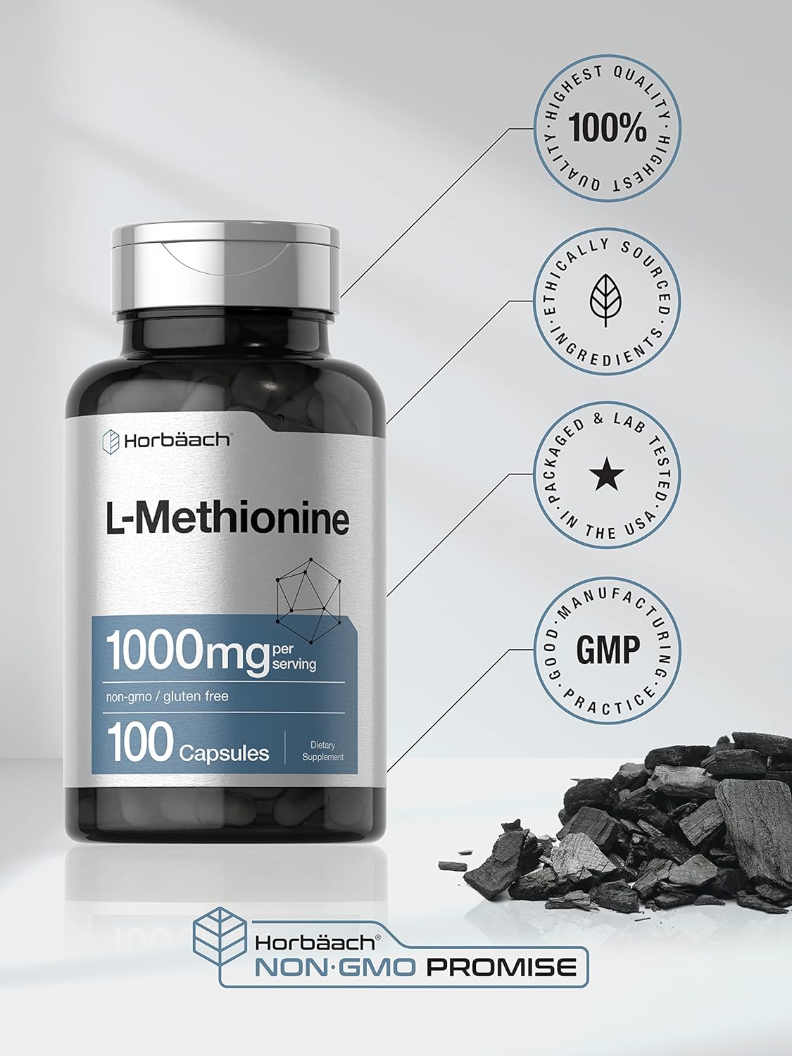 Horbäach L-Methionine 1000mg