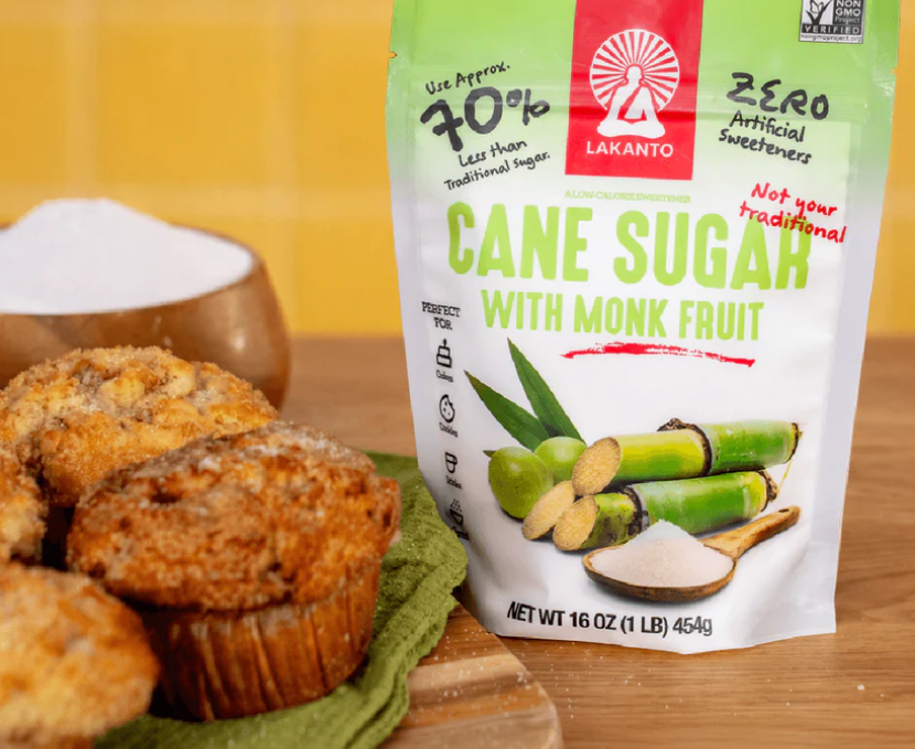 Lakanto Cane Sugar with Monkfruit Sweetener 454g