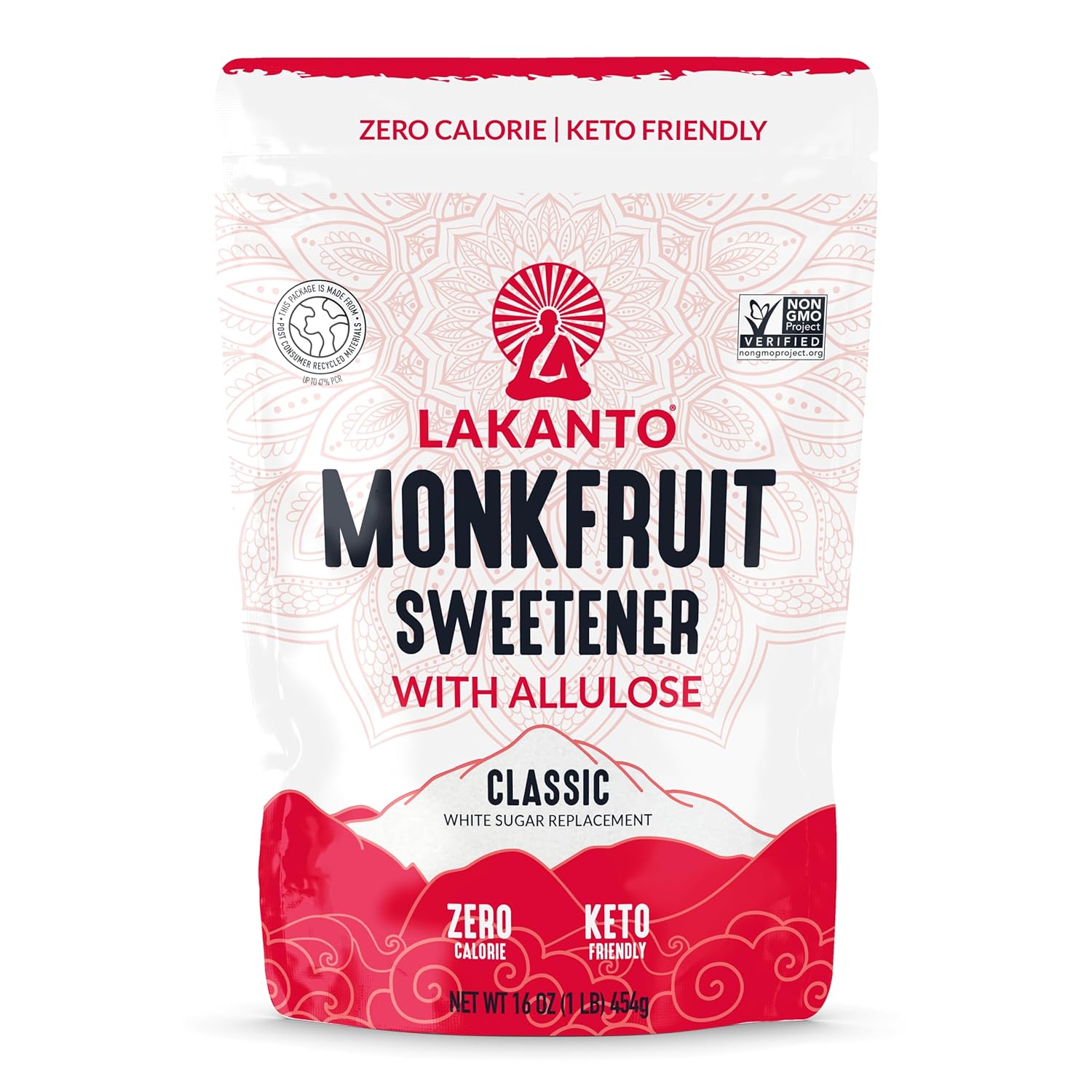 Lakanto Classic Monk Fruit Sweetener with Allulose 454g