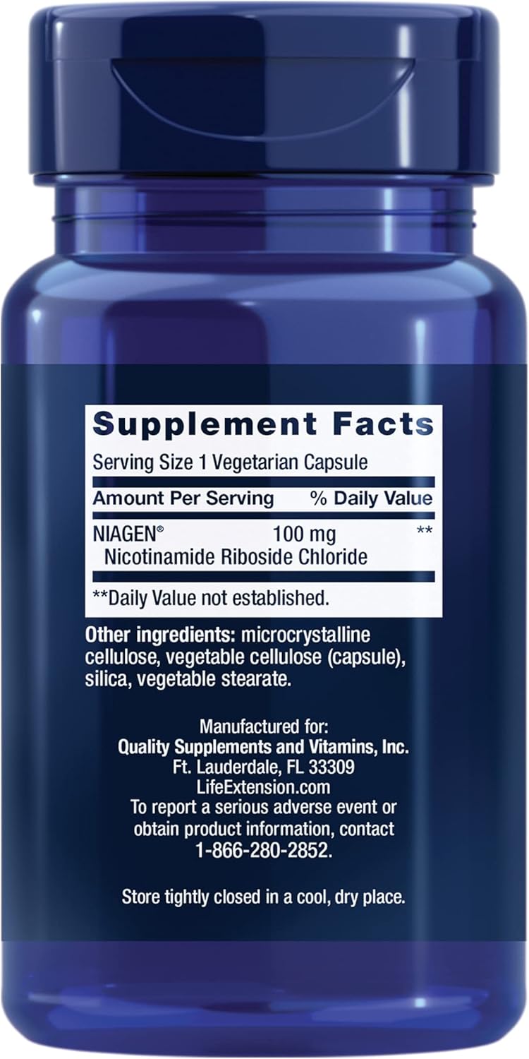 Life Extension NAD+ Cell Regenerator 100mg 30 Capsules