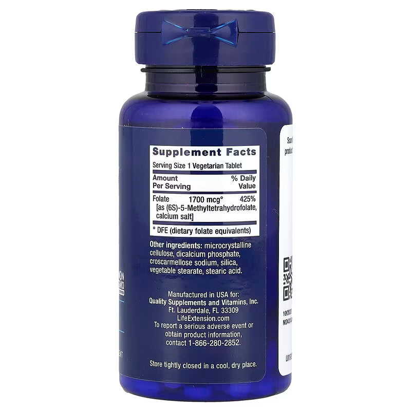 Life Extension Optimized Folate 1700 mcg