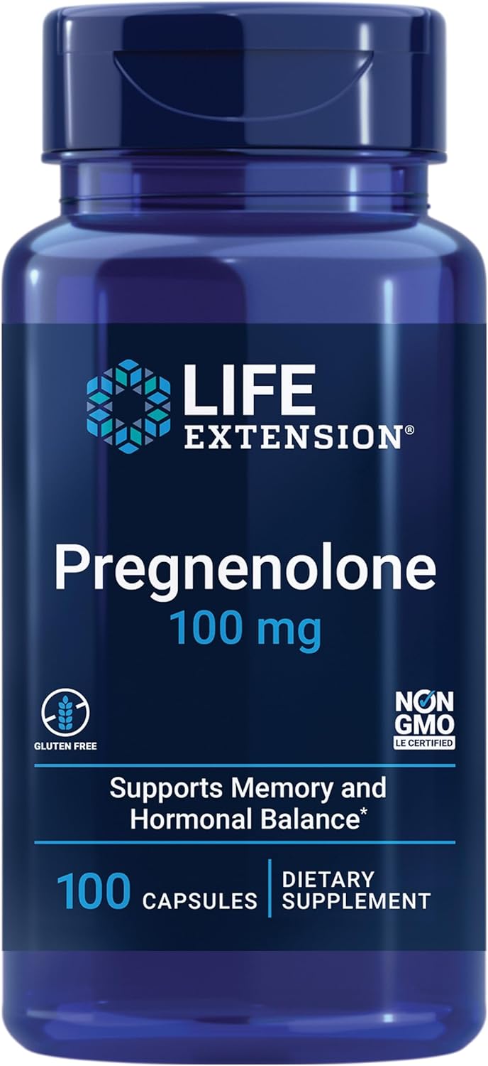 Life Extension Pregnenolone 100mg 100C