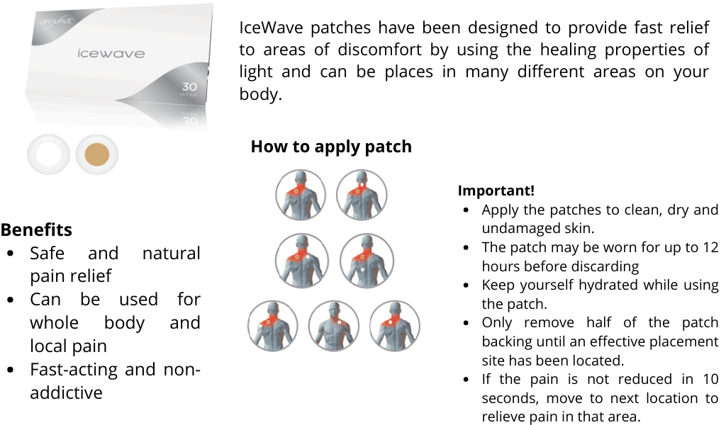 Lifewave Phototherapy Pain Relief Patches