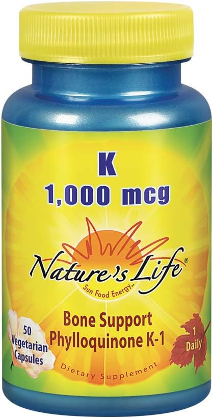 Nature's Life Vitamin K1 1000mcg