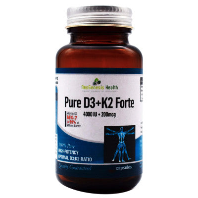 Neogenesis Health Pure D3 + K2 Forte 4000IU + 200mcg