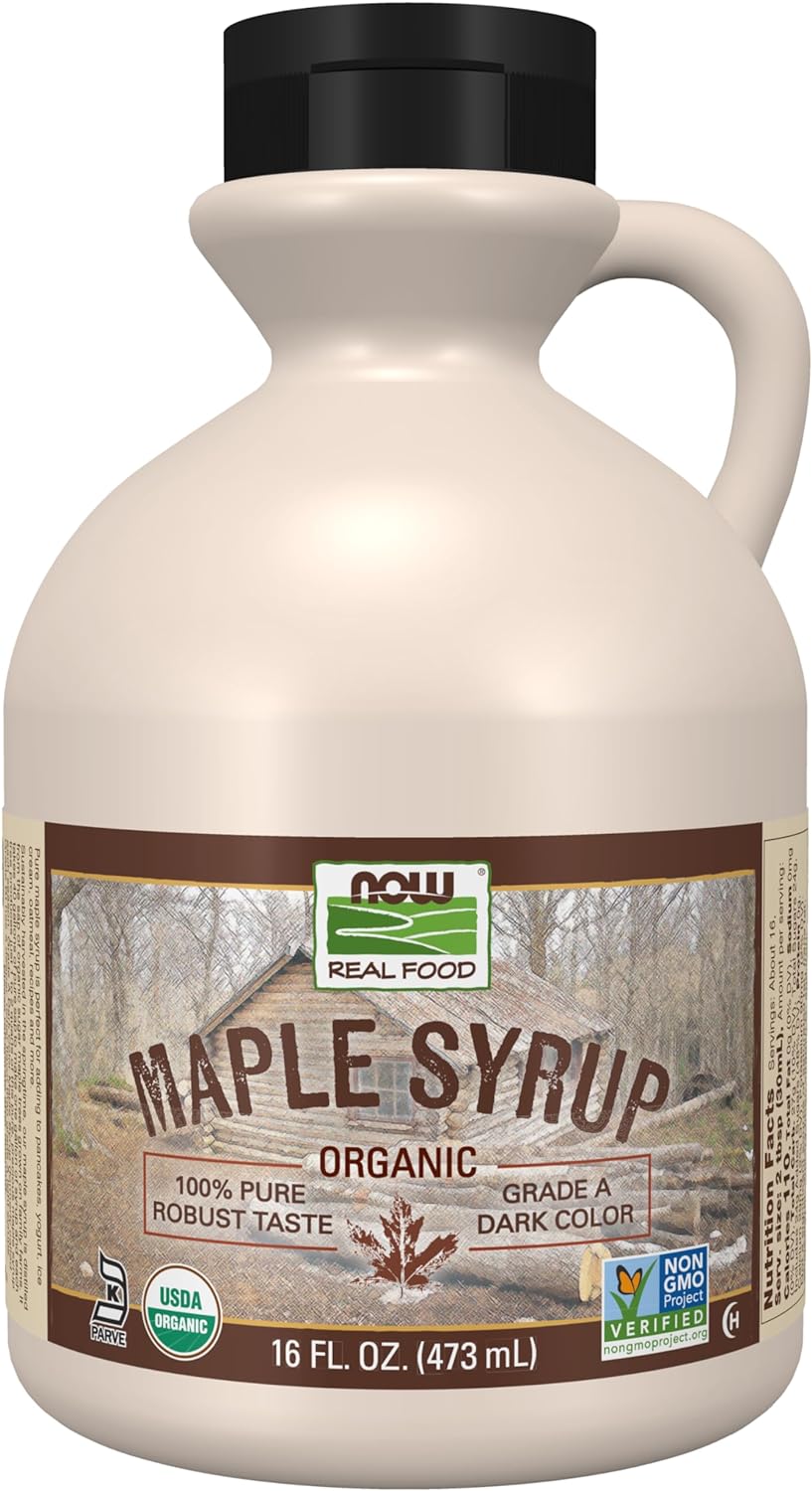 NOW Foods Organic Maple Syrup Grade B 16oz