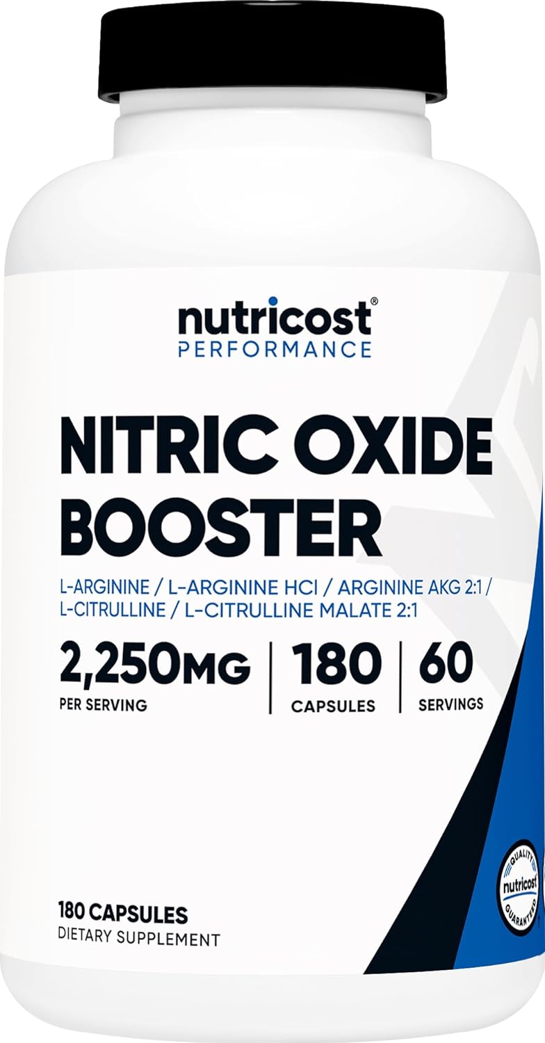 Nutricost Nitric Oxide Booster 2250mg 180C