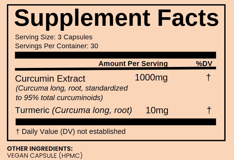 Organica Curcumin with Turmeric 90 Capsules