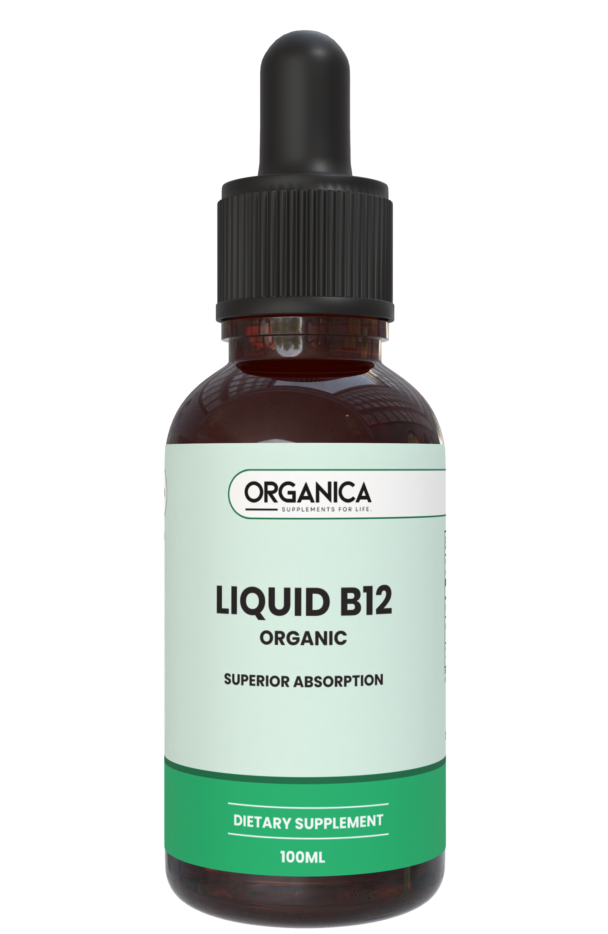 Organica Liquid B12 100ml - Methylcobalamin | Adenosylcobalamin