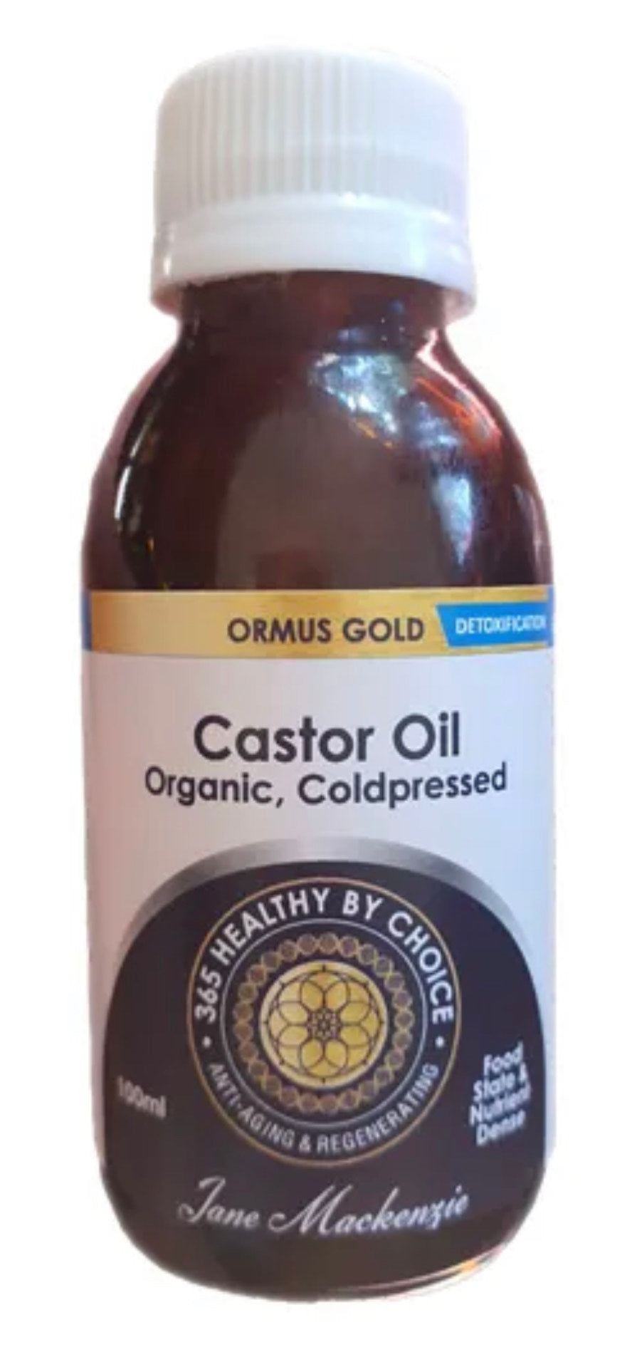 365 Healthy By Choice Organic Castor Oil (Hexane-Free and Cold-Pressed) 100ml