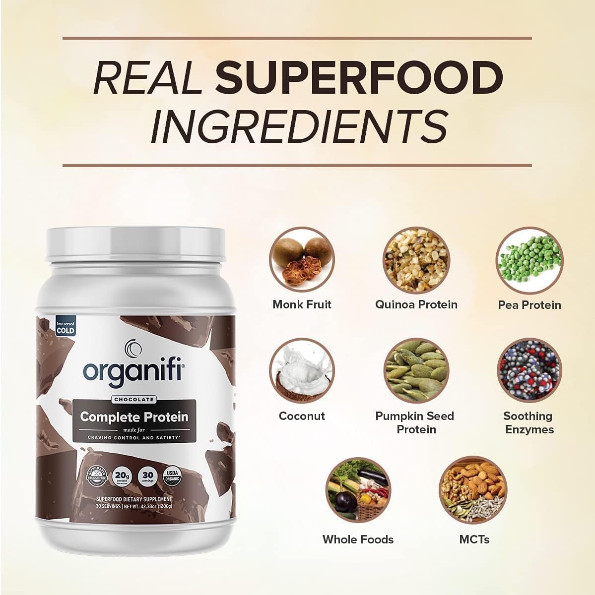 Organifi Complete Protein Chocolate