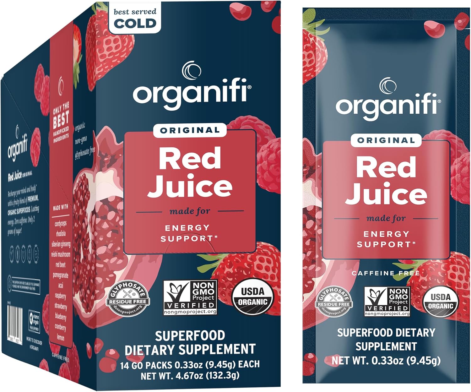 Organifi Red Juice 14ct (Travel Pack)