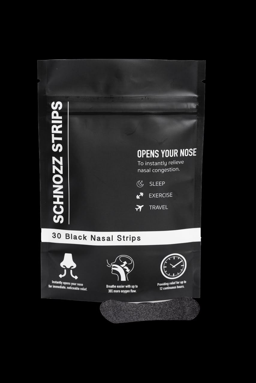 Schnozz Black Nasal Strips