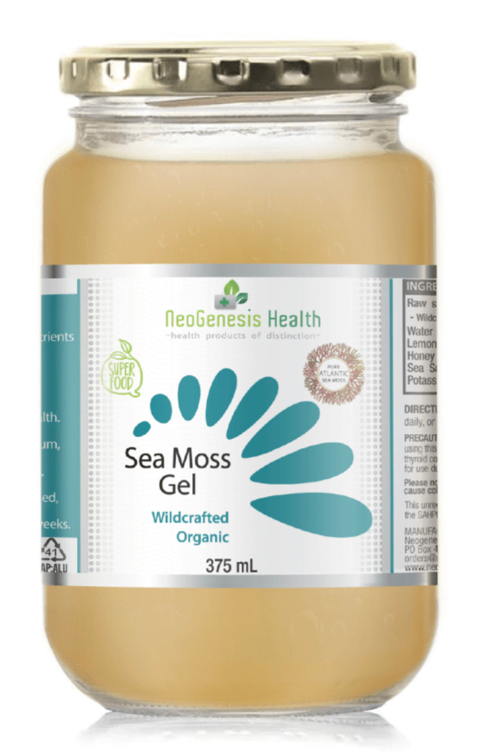 Neogenesis Health Wildcrafted Organic Sea Moss Gel
