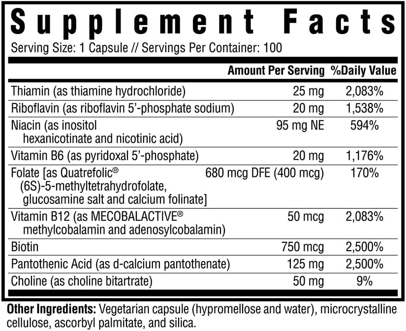 SeekingHealth B Complex Plus