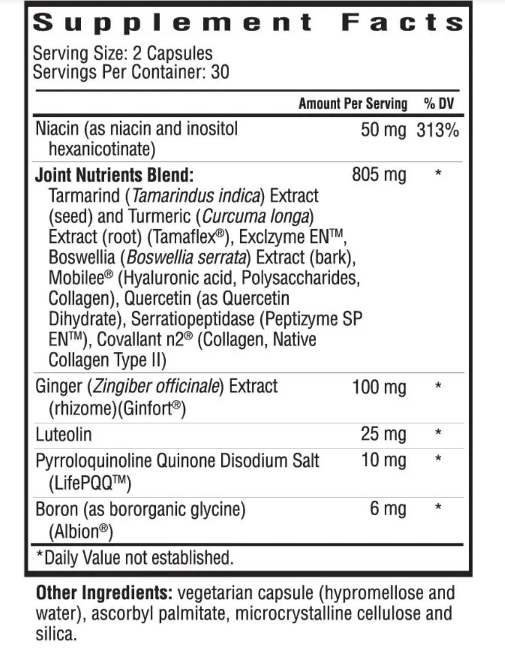 SeekingHealth Joint Nutrients