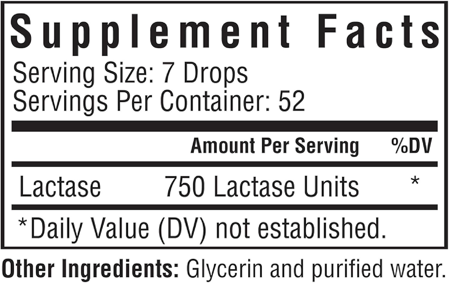 SeekingHealth Lactase Drops