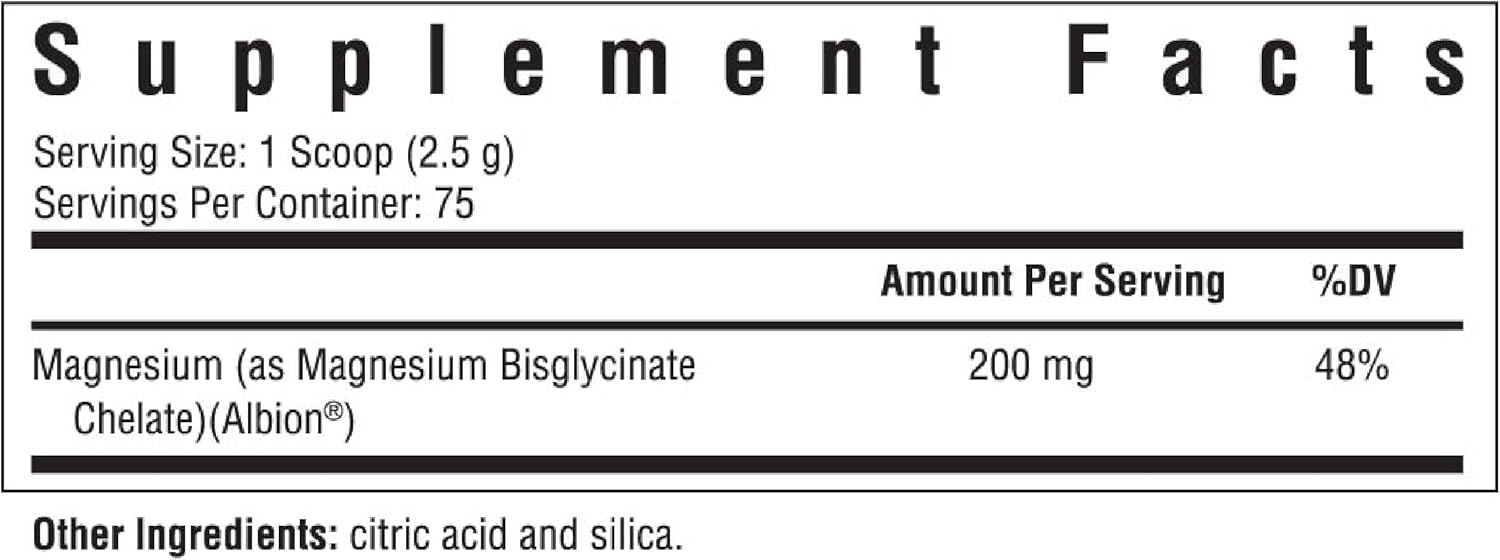 SeekingHealth Magnesium Glycinate Powder