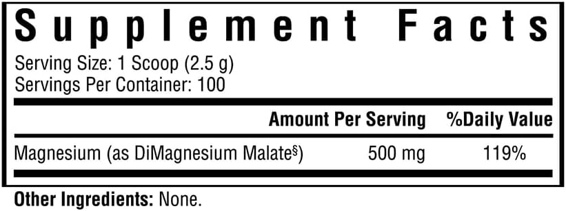 SeekingHealth Magnesium Malate Powder