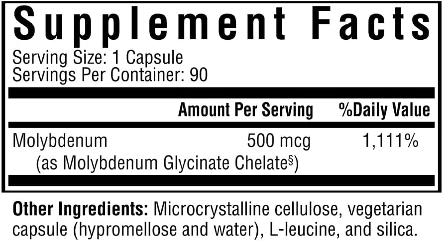 SeekingHealth Molybdenum