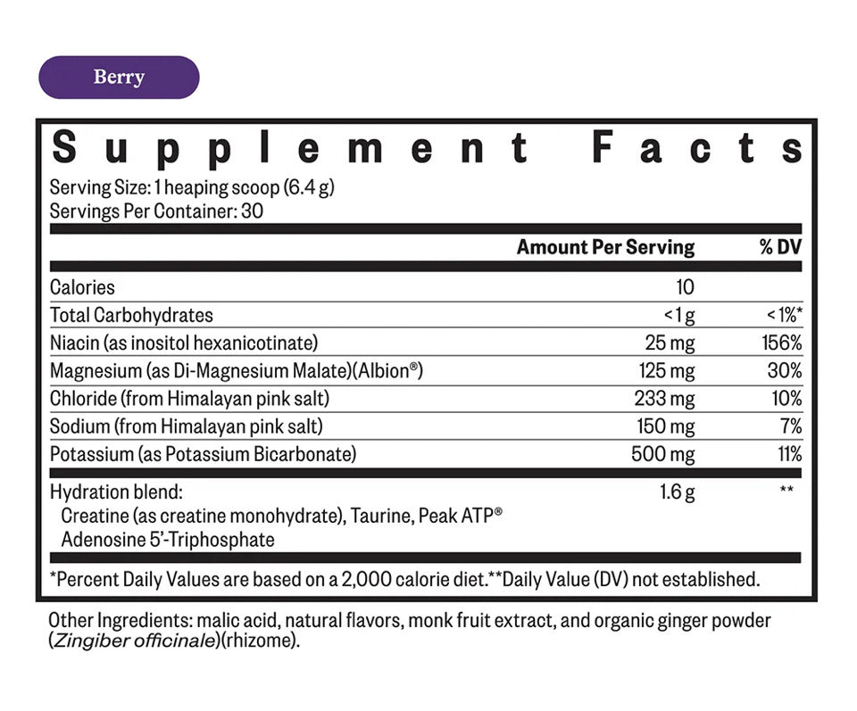 SeekingHealth Optimal Electrolyte (Berry)