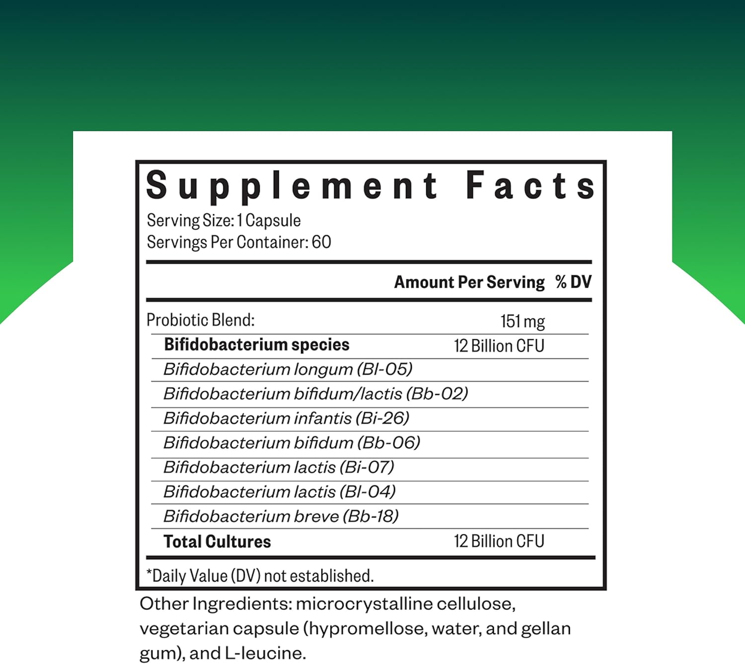 SeekingHealth Probiota Bifidobacterium