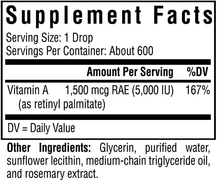 SeekingHealth Vitamin A Drops