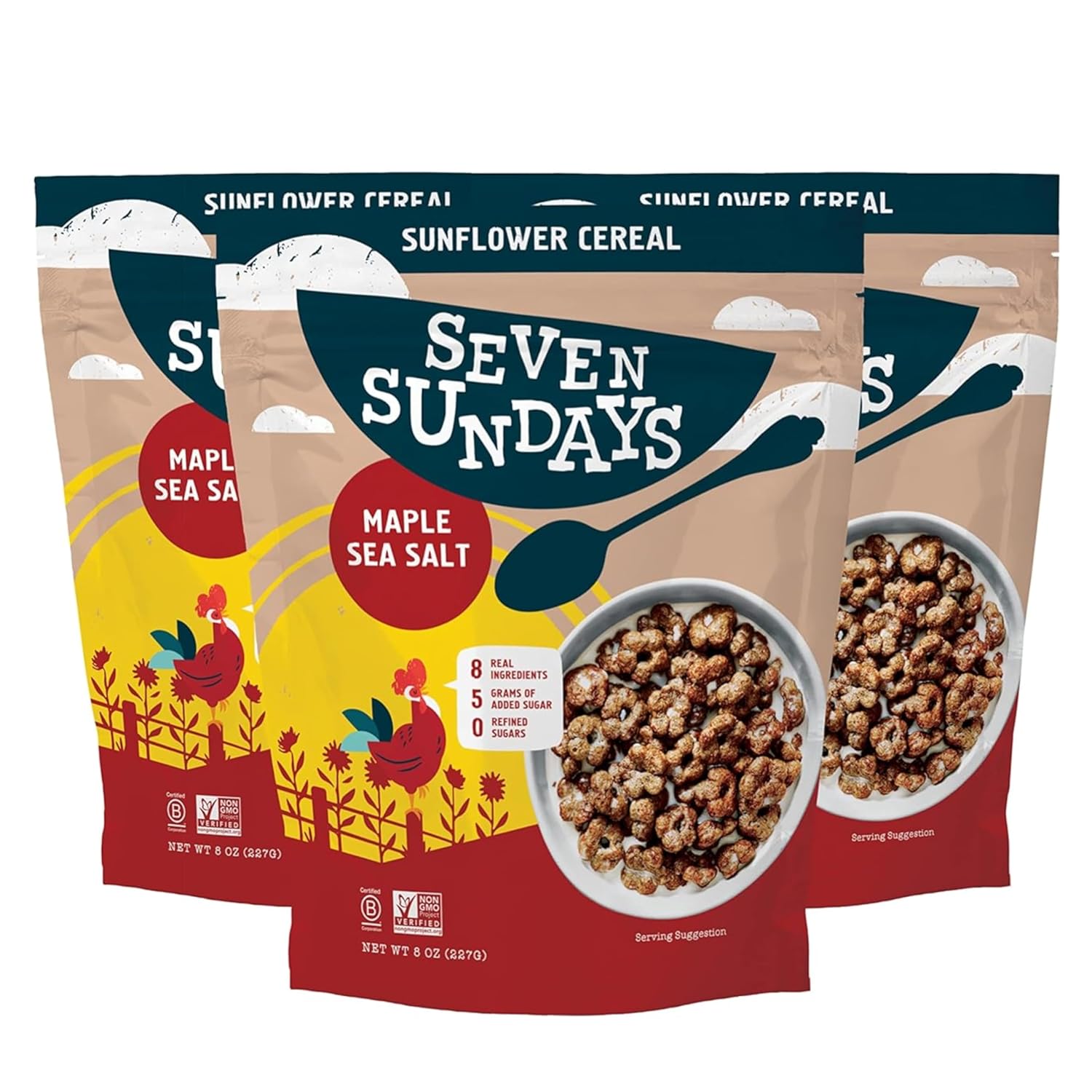 Seven Sundays Sunflower Cereal, Maple Sea Salt