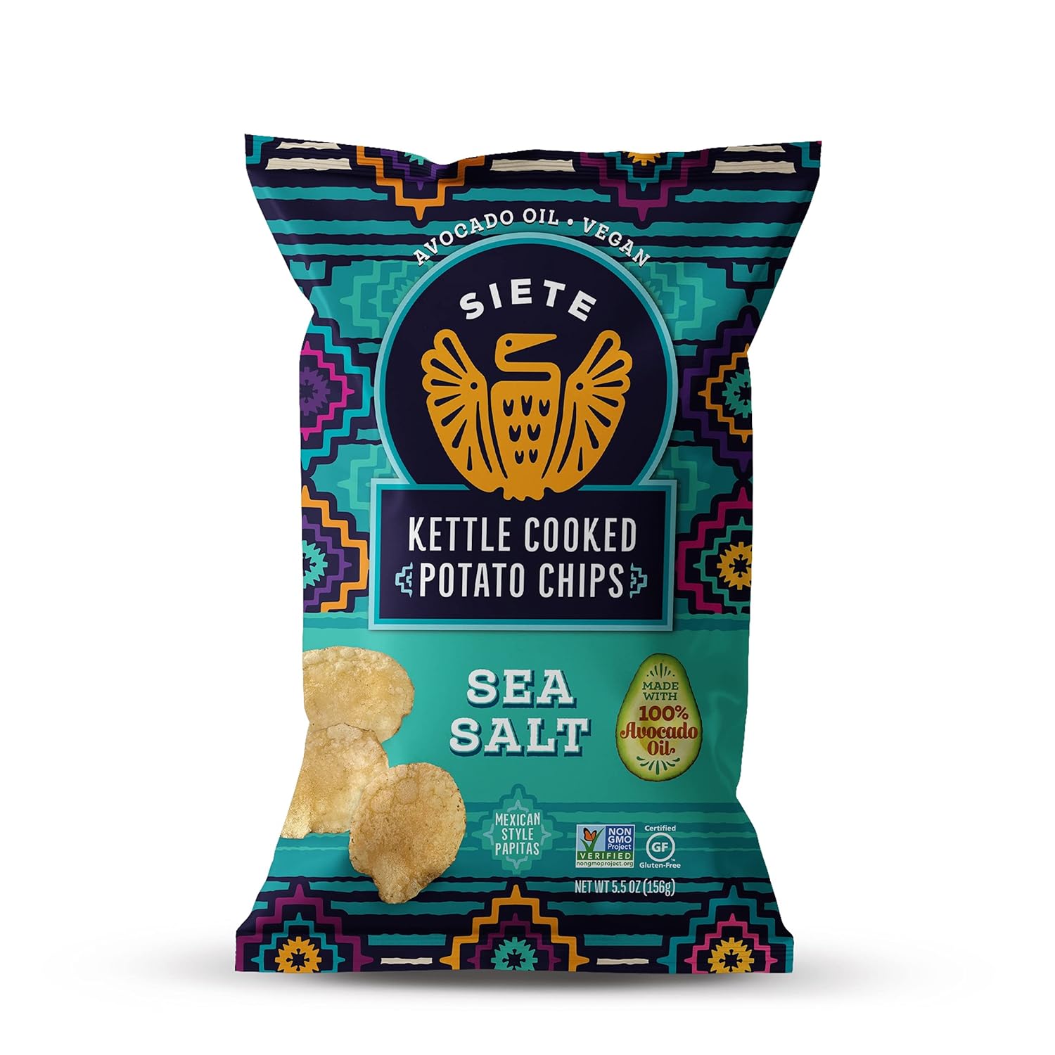 Siete Kettle Cooked Potato Chips - Sea Salt