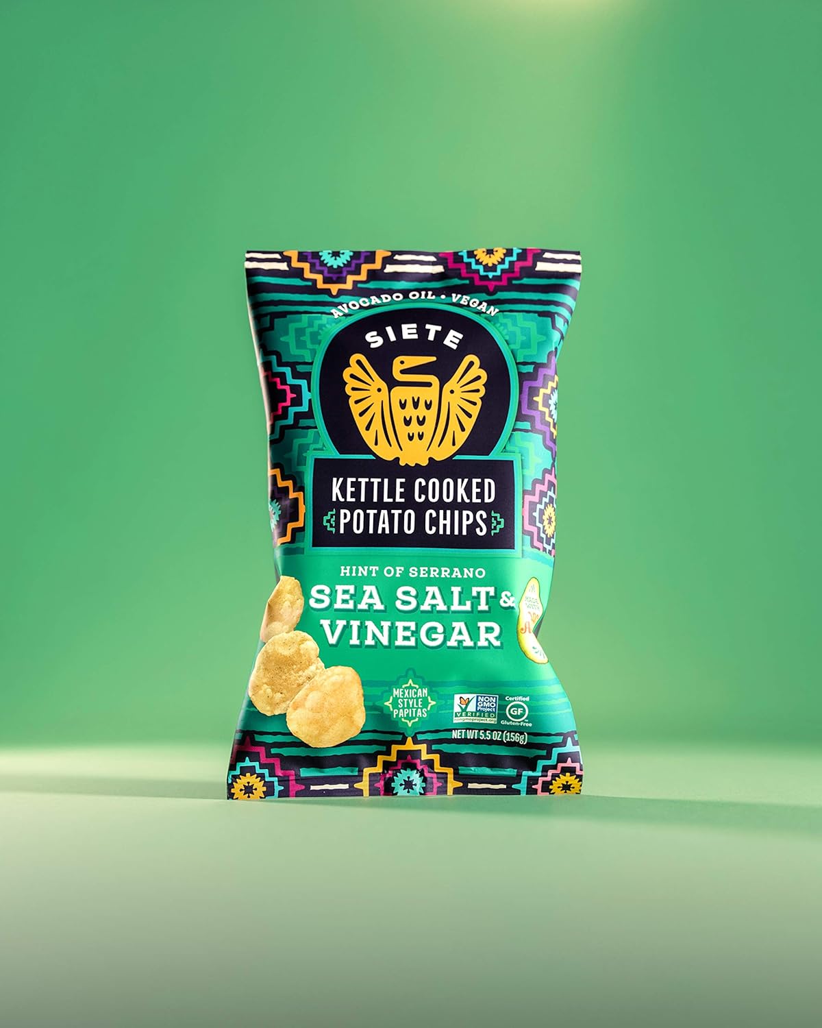 Siete Kettle Cooked Potato Chips - Sea Salt/Vinegar