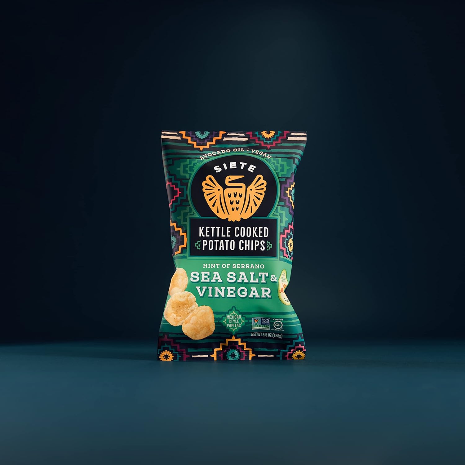 Siete Kettle Cooked Potato Chips - Sea Salt/Vinegar