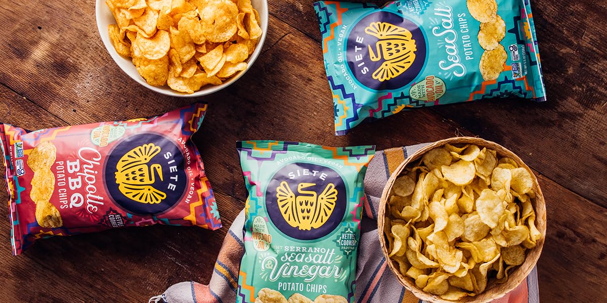 Siete Kettle Cooked Potato Chips - Sea Salt/Vinegar