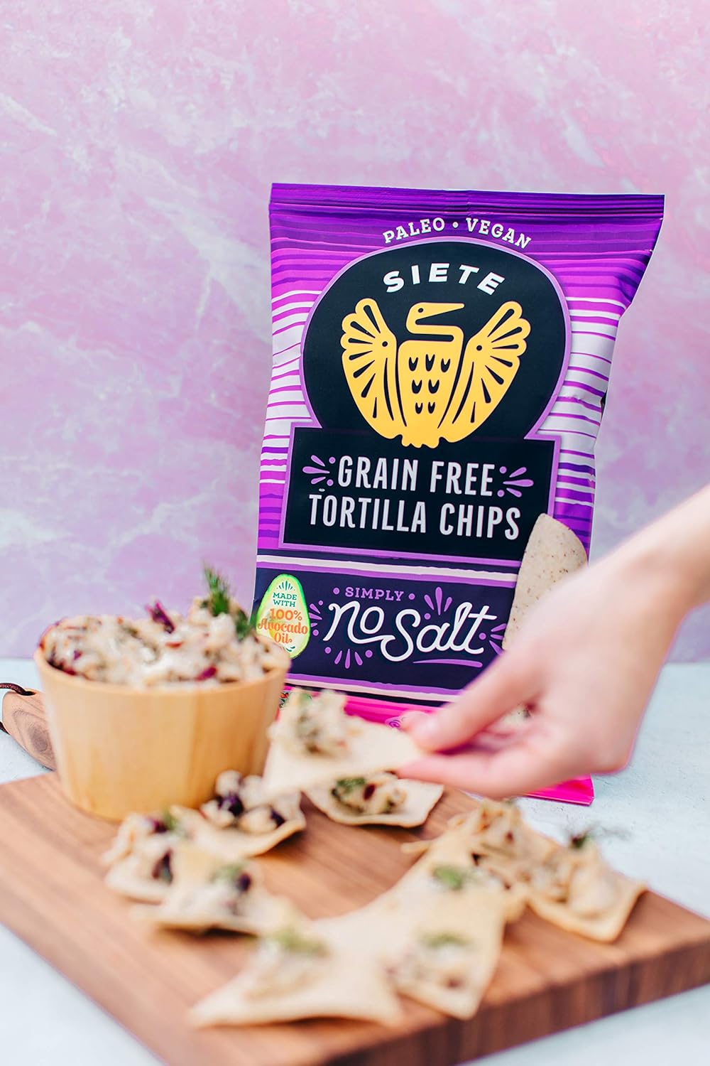 Siete Grain-Free Tortilla Chips - No Salt