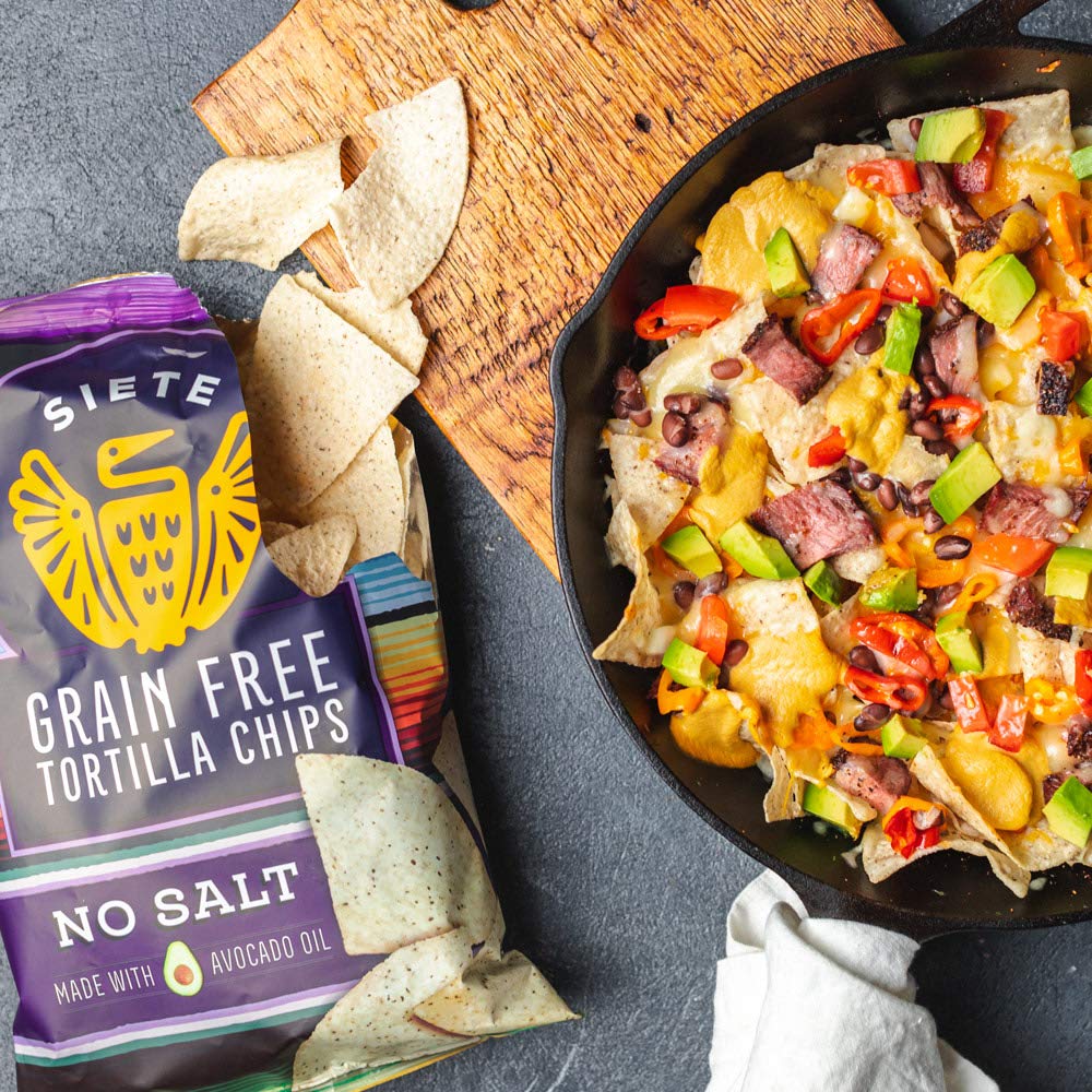 Siete Grain-Free Tortilla Chips - No Salt